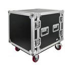 10 Space Pro Audio Dj Road Rack Case With Casters Pro Tour Grade