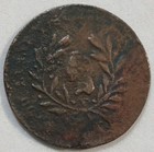 Vintage 1863 Sinaloa Culiacan Mexico 1 4 Real Coin Small Liberty Head  Rare Coin