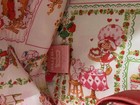 Dolls Kill X Strawberry Shortcake Picnic Basket Set Woven W Accessories Htf 2022