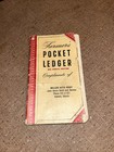 Vintage 1951-1952 John Deere Farmer s Pocket Ledger Miller Auto Body Canton  Pbh