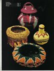 Basket Magic Basketry Weaving Patterns Vintage Craft Project Instruction Book 