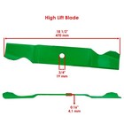 Caltric 742p3013a 54  Deck Blade For White Outdoor Z-180 L Z-200 Z-220