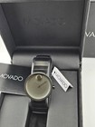 Movado Edge Men   s Aluminum Black Dial Ion-plated Watch - 3680007   995 Msrp 
