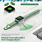 2pack Upgraded For Apple Watch Charger Cable  3ft Usb C To Magnetic Wireless    