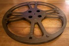 Vintage 1600  16mm Metal Goldberg Bros Film Reel 13 75  Brown  Solid