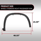 Front Right Fender Flare Molding Black Highlander 2014-2019 To1291105 750850e020