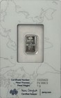 Pamp Suisse Lady Fortuna 1 Gram Palladium Bar - Large Card Assay