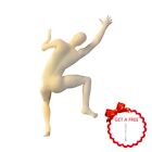 White Climbing Man Wall Art For Home Decor Resin Unique Climber Sculpture Statue