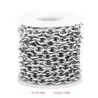 6 8 10mm Large Stainless Steel Rolo Cable Chains Finding For Diy Necklace Making