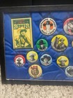 Lot Of 15 Vintage Cowboy Western Movie Star Button Pins Roy Rogers And More