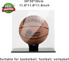 Clear Acrylic Display Case Uv Protected Acrylic Basketball Holder Display
