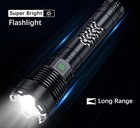 3600 Lumen Rechargeable Led Flashlight  High Output  Xhp160-l