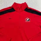 Nike Team Canada Hockey Leaf 1 4 Zip Pullover Men   s Large Dri-fit