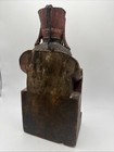 Antique 18th 19th Century Chinese Wood God Deity Seated Statue  Amazing Look  