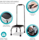 Step Stool With Handle  Non-skid Rubber Platform  Holds 300lbs  9 5  Step Up