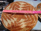 Hand Woven Aztec And Southwestern Pattern 14  Diam  Round Baskets