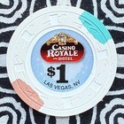 Casino Royale Hotel  1 Las Vegas  Nevada Poker Gaming Casino Chip V416