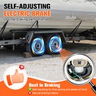 Electric Trailer Brake 10 x2-1 4    5-5 5  Hub Drum Kit For 3500 Lb Axle 