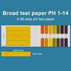  80 Pack  Ph Indicator Test Strips 1-14 Paper Litmus Tester Urine Saliva Water