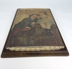 Vintage Decoupage Wall Hanging Plaque Van Houten   s Cocoa Handmade Art