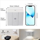 Cube Led Wall Lights Modern Up Down Sconce Lighting Fixture White Lamp Indoor