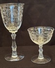 Fostoria  navarre  Crystal  13 Goblets - 6 Sherbet 