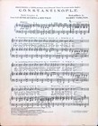 Constantinople Sheet Music H  Henry Harry Carlton French Lyrics Large Format