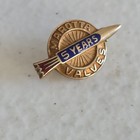 Vtg Marotta Valves 10k Gold Employee Service Pin Space Aerospace Marine Tactical