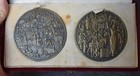 Rare Ray Pelletier Glorias Del Peru Bronze Peruvian Commemorative Medal Set   Bx