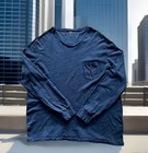 Polo Ralph Lauren Long-sleeve Pullover T Shirt Heather Blue Mens Size Xxl