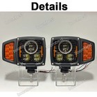 Led Headlights Heating Function Flood spot Beam For Jcb  volvo bobcat john Deere