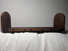 Antique Carved Wooden Adjustable Expandable Book Holder Rack   15 3 4  - 26 
