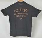 Vintage Cher Heart Of Stone Tour 1989 Concert T Shirt Adult L 42-44 Made In Usa