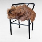 Genuine Icelandic Sheepskin Rug Xl Long Wool Moorit 56  X 36 