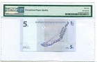 Congo Democratic Republic 1997 5 Centimes Bank Note Gem Unc 66 Epq Pmg