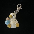Vintage Webkinz Charm Bracelet 5 Charms Tree Frog Panda Duck Magic W