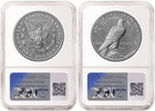 2 Coin Set 2026 Morgan Peace Diamond Field 250 Privy Ngc Ms70 Fr Flag Presale2