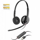 Plantronics Blackwire C320-m Stereo Headband Corded Usb Pc Headset For Microsoft