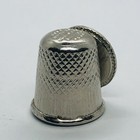 Vtg Nashville Tennessee Music City Usa Souvenir Silver Tone Metal Thimble