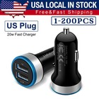 Us 3 1a Fast Car Charger 2 Usb Port Socket Adapter For Iphone Wholesale Bulk Lot