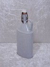 Antique Enamel Field Bottle Water Bottle With Swing Stopper - 27 Cm - Vintage