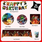 Ninjago Birthday Party Decoration Ninjago Party Supplies Tableware Plates Banner