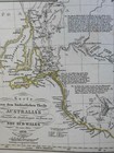 Australia New South Wales Kangaroo Island Brisbane 1832-47 Stieler Detailed Map