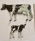 Vintage Delaval Cream Separator Adv   Premium Tin Cow   Calf - With Envelope