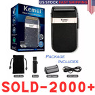 Kemei 2024 Electric Shaver Trimmer Razor Rechargeable Hair Beard Shaving Machine