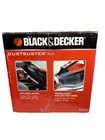 Black decker Bdh1220av Car Vacuum 12v Handheld 4ft Flexible Hose Slim Nozzle Red
