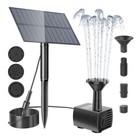 Solar Power Fountain Submersible Floating Water Pump Bird Bath Pond Garden Decor