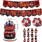 New Strangerthings 5 Birthday Party Eleven Banner Cake Toppers Balloons Decor