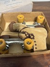 Vintage Riedell Suede Roller Skates Size 7 Kr Street Roller Wheels 130m Jogger