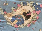 Vintage 90s Disney Snow White 2-sided Queen Pillowcase Princess Bedding Dopey